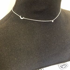 Star and moon necklace
